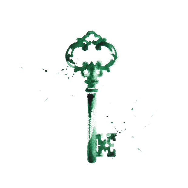 A green ink key, the keys to a system you own